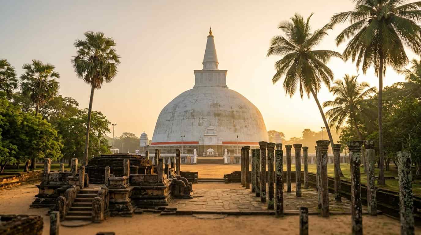 Ancient stupas and ruins of Anuradhapura, Sri Lanka